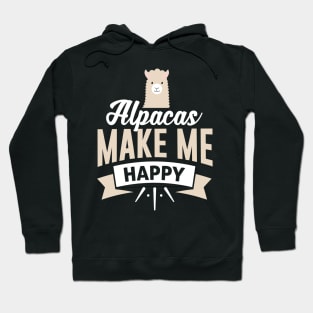 Alpaca Llama Happy Hoodie